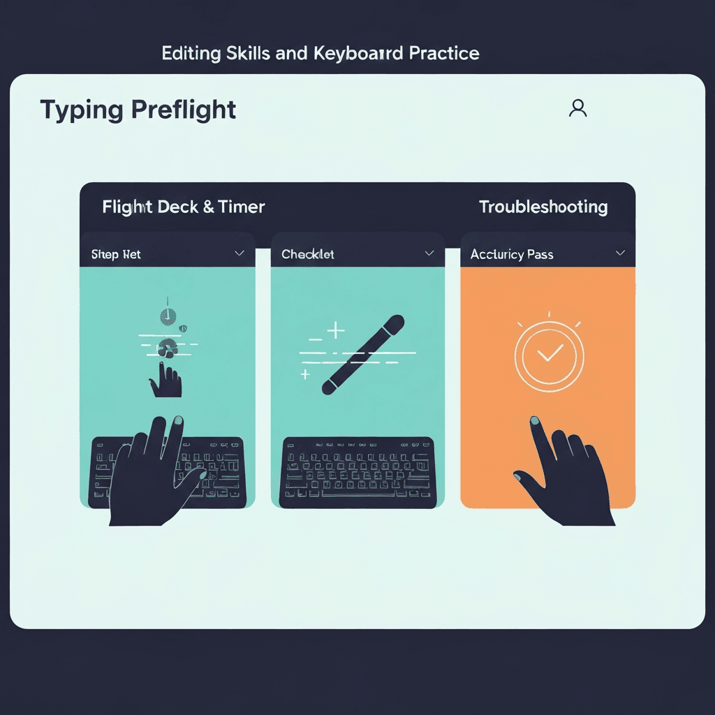 When Typing Scores Feel Wrong, Run Preflight First — Typing Preflight — Type Faster