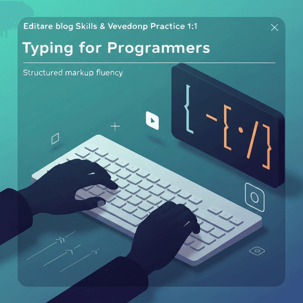 Illustration. XML Configuration Typing for Developers — Typing for Programmers — Type Faster