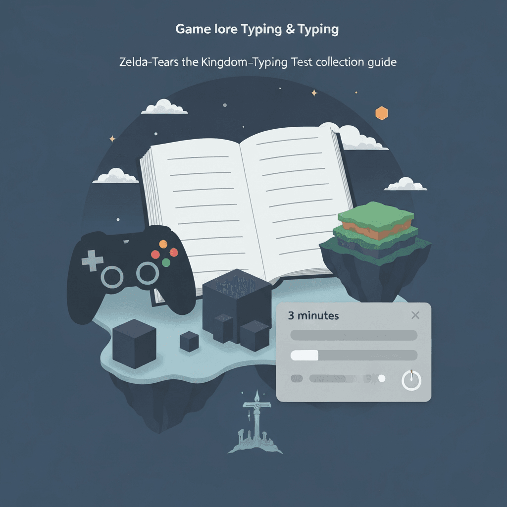 Tears of the Kingdom Typing Test: Sky Islands, Depths, and Eight Plot Passages — Game lore typing — Type Faster