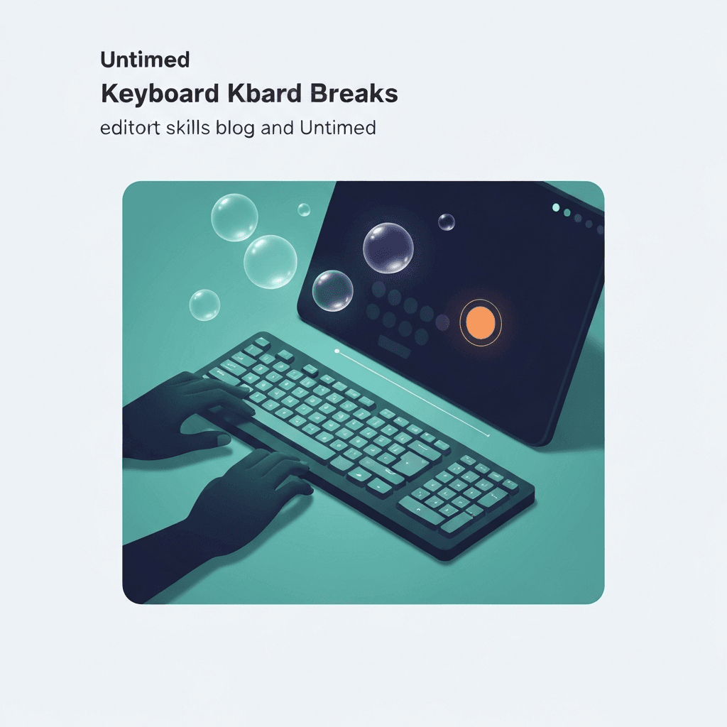 Zen Garden Keys: Untimed Typing Break With No Score and No Timer — Keyboard Breaks — Type Faster
